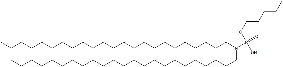 N,N-Ditricosylamidophosphoric acid hydrogen pentyl ester Struktur