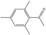 Methyl 2,4,6-trimethylphenyl sulfoxide Struktur