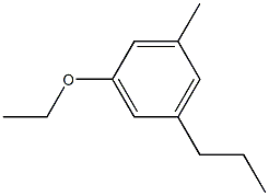 1-Ethoxy-3-methyl-5-propylbenzene Struktur