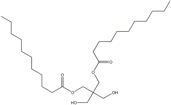 Diundecanoic acid 2,2-bis(hydroxymethyl)-1,3-propanediyl ester Struktur