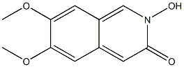 2,3-Dihydro-2-hydroxy-6,7-dimethoxyisoquinolin-3-one Struktur