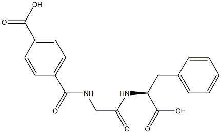 N-[N-(4-Carboxybenzoyl)glycyl]-L-phenylalanine Struktur