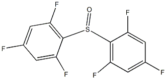 Bis[2,4,6-trifluorophenyl] sulfoxide Struktur