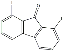 1,8-Diiodo-9H-fluoren-9-one Struktur