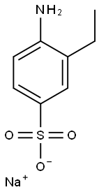 4-Amino-3-ethylbenzenesulfonic acid sodium salt Struktur