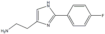 2-(4-Fluorophenyl)-4-(2-aminoethyl)-1H-imidazole Struktur