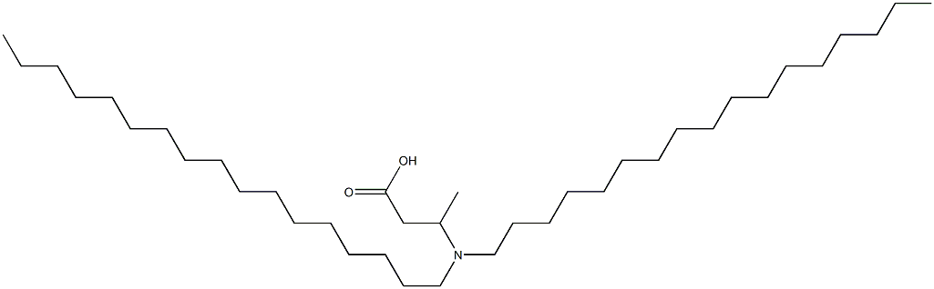 3-(Diheptadecylamino)butyric acid Struktur