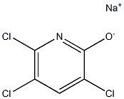 Sodium 3,5,6-trichloropyridine-2-olate Struktur