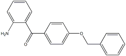 2'-Amino-4-benzyloxybenzophenone Struktur