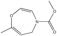 7-Methyl-4,5-dihydro-1,4-oxazepine-4-carboxylic acid methyl ester Struktur