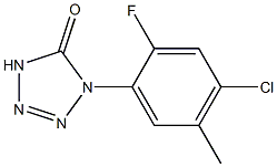 1-(2-Fluoro-4-chloro-5-methylphenyl)-1H-tetrazol-5(4H)-one Struktur