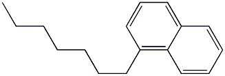 1-Heptylnaphthalene Struktur