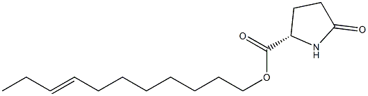 (S)-5-Oxopyrrolidine-2-carboxylic acid 8-undecenyl ester Struktur