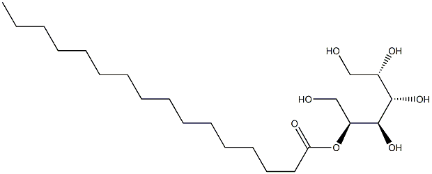 L-Mannitol 2-hexadecanoate Struktur