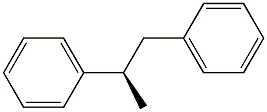 1-[(R)-1-Methyl-2-phenylethyl]benzene Struktur