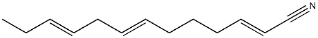 2,7,10-Tridecatrienenitrile Struktur