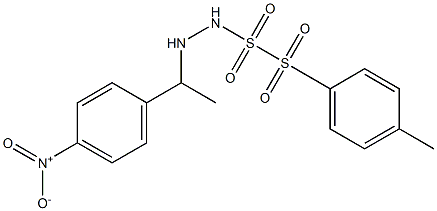 1-[1-(4-Nitrophenyl)ethyl]-2-(tosylsulfonyl)hydrazine Struktur