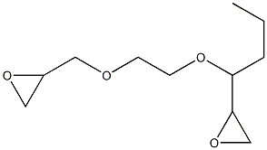 2,2'-[1-Ethyl-2-methyl-1,2-ethanediylbis(oxymethylene)]bis(oxirane) Struktur