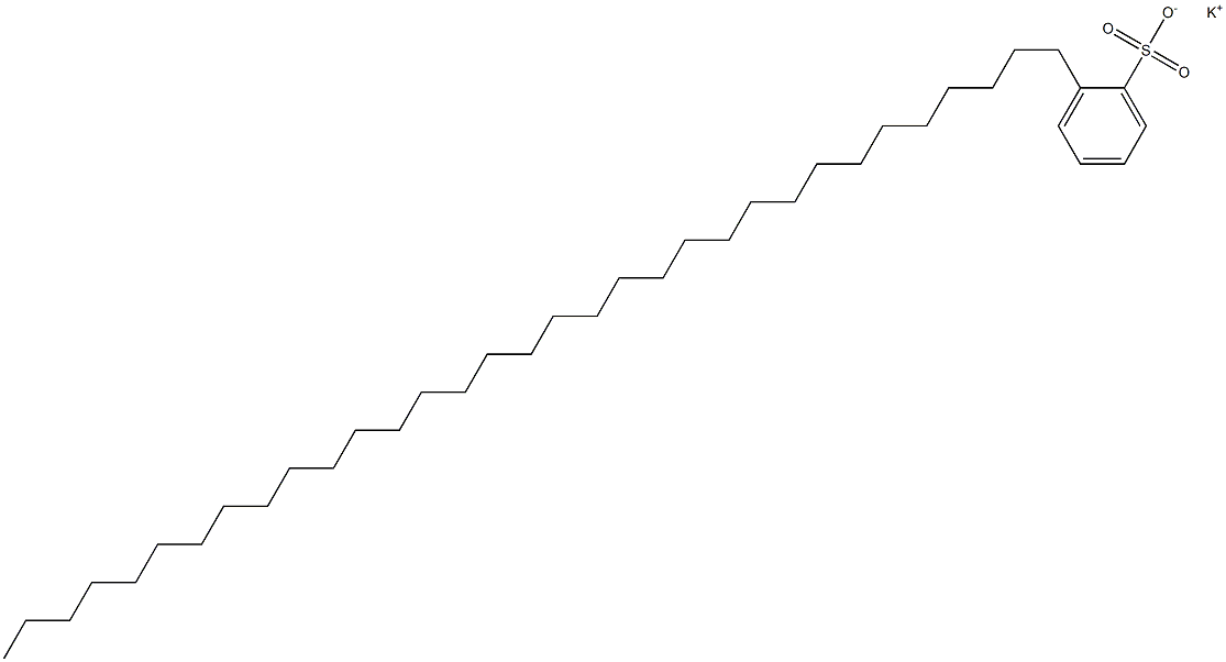 2-(Tritriacontan-1-yl)benzenesulfonic acid potassium salt Struktur