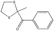 2-Benzoyl-2-methyl-1,3-dithiolane Struktur