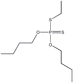 Dithiophosphoric acid O,O-dibutyl S-ethyl ester Struktur