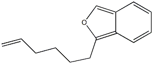 1-(5-Hexenyl)isobenzofuran Struktur