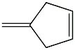 4-Methylenecyclopentene Struktur