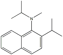 N-Isopropyl-N-methyl-2-isopropylnaphthalen-1-amine Struktur