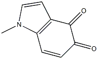 1-Methyl-1H-indole-4,5-dione Struktur