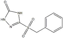 5-Benzylsulfonyl-2H-1,2,4-triazol-3(4H)-one Struktur