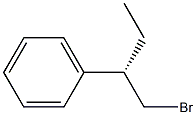 (-)-[(S)-1-(Bromomethyl)propyl]benzene Struktur