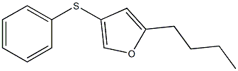 5-Butyl-3-(phenylthio)furan Struktur