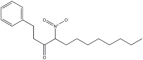 4-Nitro-1-phenyl-3-dodecanone Struktur