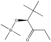 [S,(-)]-4-Trimethylsiloxy-5,5-dimethyl-3-hexanone Struktur