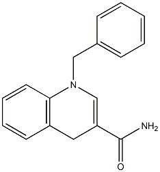 1-Benzyl-1,4-dihydroquinoline-3-carboxamide Struktur