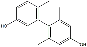 2',6,6'-Trimethyl-1,1'-biphenyl-3,4'-diol Struktur