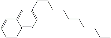 2-(9-Decenyl)naphthalene Struktur