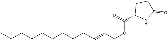 (S)-5-Oxopyrrolidine-2-carboxylic acid 2-dodecenyl ester Struktur