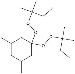 3,5-Dimethyl-1,1-bis(tert-pentylperoxy)cyclohexane Struktur