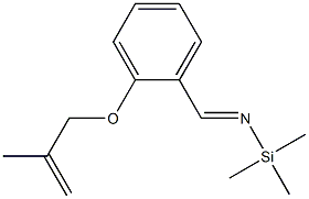 1-[[(Trimethylsilyl)imino]methyl]-2-(2-methyl-2-propenyloxy)benzene Struktur