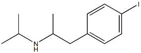 N-Isopropyl-p-iodoamphetamine Struktur