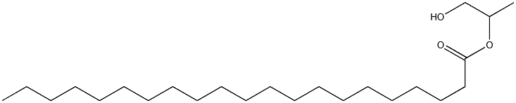 Henicosanoic acid 2-hydroxy-1-methylethyl ester Struktur