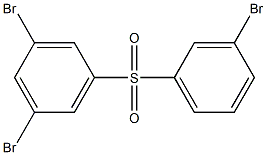 3,5-Dibromophenyl 3-bromophenyl sulfone Struktur