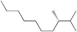 [S,(-)]-2,3-Dimethyldecane Struktur