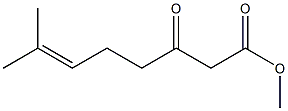 7-Methyl-3-oxo-oct-6-enoic acid methyl ester Struktur