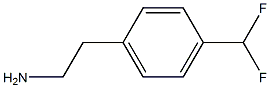 BENZENEETHANAMINE, 4-(DIFLUOROMETHYL)- Struktur