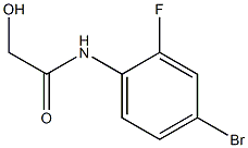 N-(4-BROMO-2-FLUOROPHENYL)-2-HYDROXYACETAMIDE Struktur