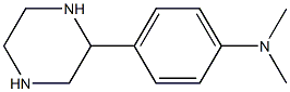 N,N-Dimethyl-4-(2-piperazinyl)aniline, 95% Struktur