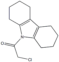 9-(chloroacetyl)-2,3,4,5,6,7,8,9-octahydro-1H-carbazole Struktur