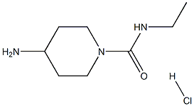 4-amino-N-ethylpiperidine-1-carboxamide hydrochloride Struktur